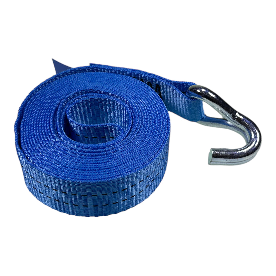 2000kg 35mm Webbing Strap with Claw Hood End - 6 Metres
