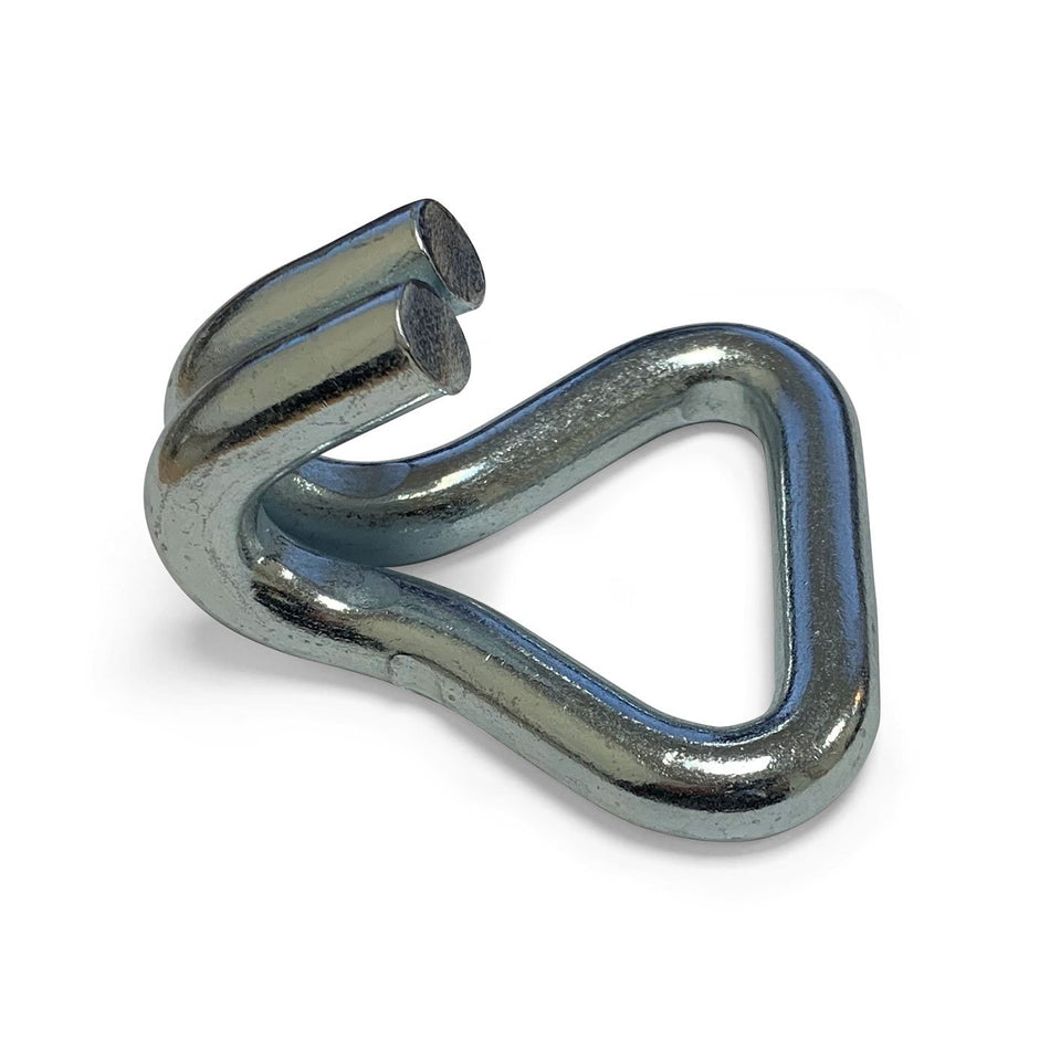 5,000kg 50mm Claw Hook Only, designed for 50mm wide webbing, features a sturdy metal build with two attachment holes, ideal for load restraint.