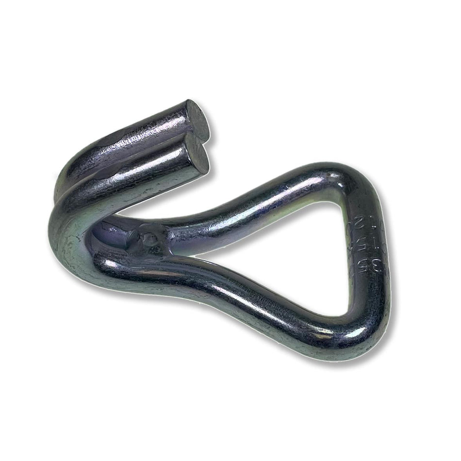 35mm Claw Hook, 2,000kg capacity, made of bichromated steel, shown against a plain background. Ideal for load restraint solutions.