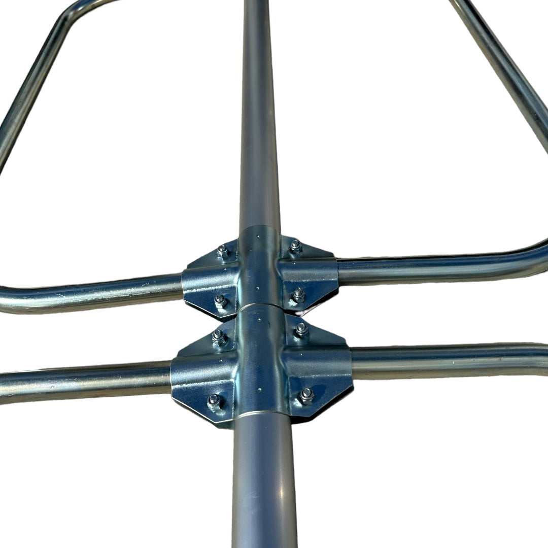 Hooped Braces to fit Aluminium Cargo Stay, showcasing metal rods designed to bolt onto cargo stays, enhancing load security in box vans and containers.