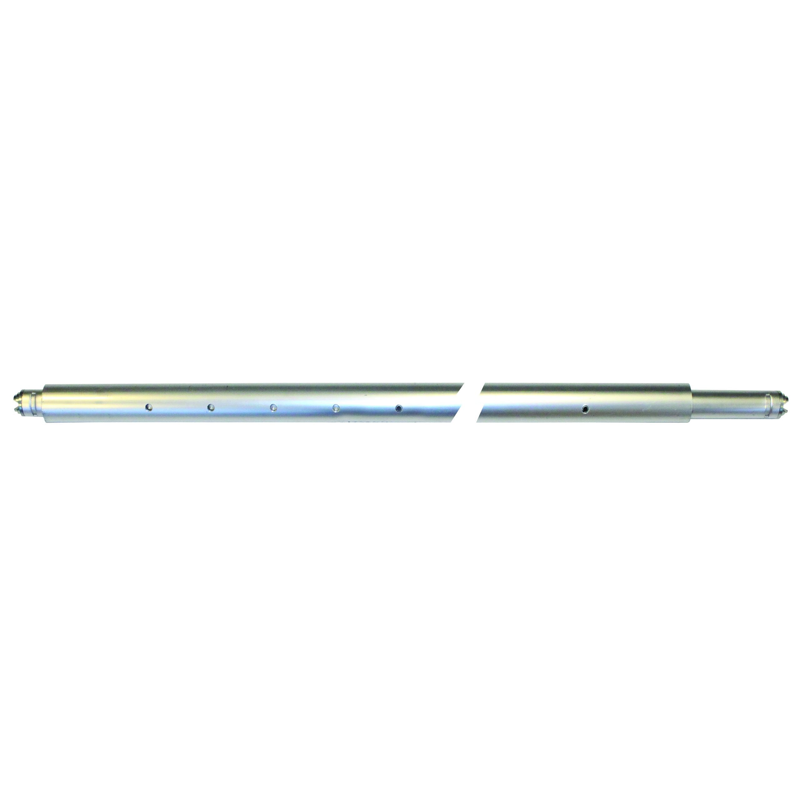 Round Aluminium Shoring Bar, adjustable 2385-2760mm, featuring a broken end with holes, ideal for load restraint and evenly distributing 400kg.