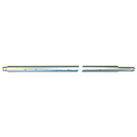 Round Aluminium Shoring Bar, 1375-1750mm, heavy-duty with adjustable length and spring-loaded ends, visible broken metal rod detail for load restraint applications.