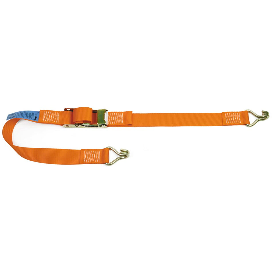 IBV50-4 Internal Box Van Straps with zinc-plated buckle and claw hooks, designed for secure load restraint with 1000 daN capacity, 3.6m length.