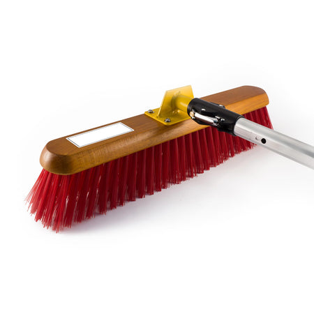 Mounty Broom Attachment for lorry bed cleaning, featuring a broom with a handle designed for use with a mounty pole (sold separately).
