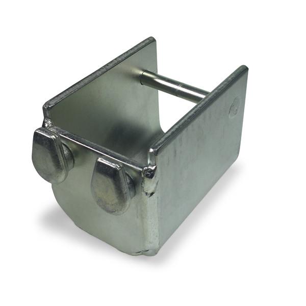 Load Bar Cup (Bar Type) for 60 x 40mm Bars, featuring a sturdy metal handle and welded construction, designed to fit a 25mm diameter round hole anchor.
