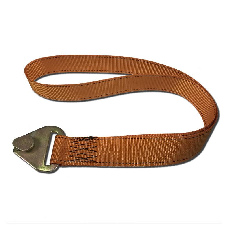 Pull Up Strap for Load Lock Rail with metal clasp, designed to assist drivers in climbing onto vehicle backs. Strap length: 610mm.